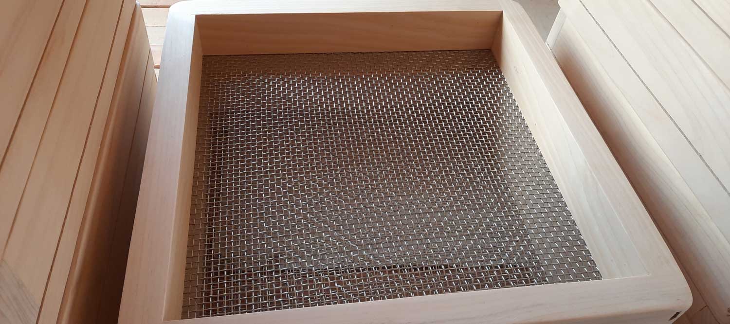 Stainless steel seed cleaning screens